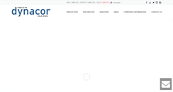 Desktop Screenshot of dynacor.com