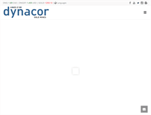 Tablet Screenshot of dynacor.com